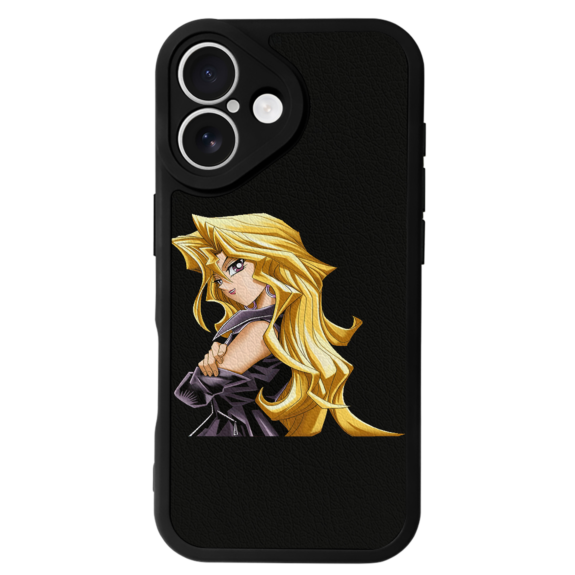 遊☆戯☆王 Yu-Gi-Oh! 【iPhone 16シリーズ対応】シリコンスマホケース（レザー調） 材質：シリコン